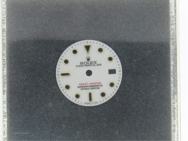 LADIES WHITE YACHTMASTER DIAL.