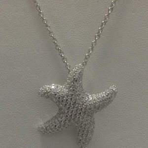 925/CZ STARFISH PEND/CHAIN DAZZLERS