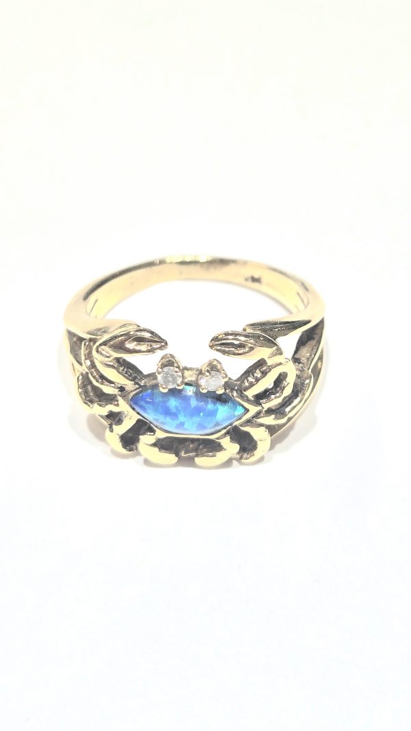 OPAL CRAB RING