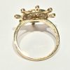14K YELLOW GOLD SHIPS WHEEL RING - Image 3