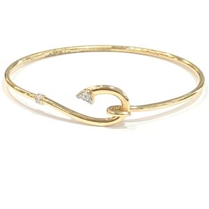 FISHHOOK BANGLE BRACELET