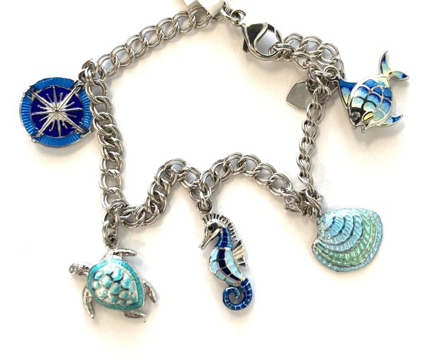 STERLING SILVER SEA OF LIFE BRACELET
