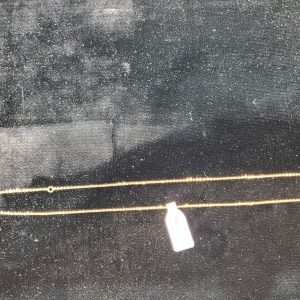 14K YG BRILLO 16"-18" NECKLACE, 1.55G/ 1.6G