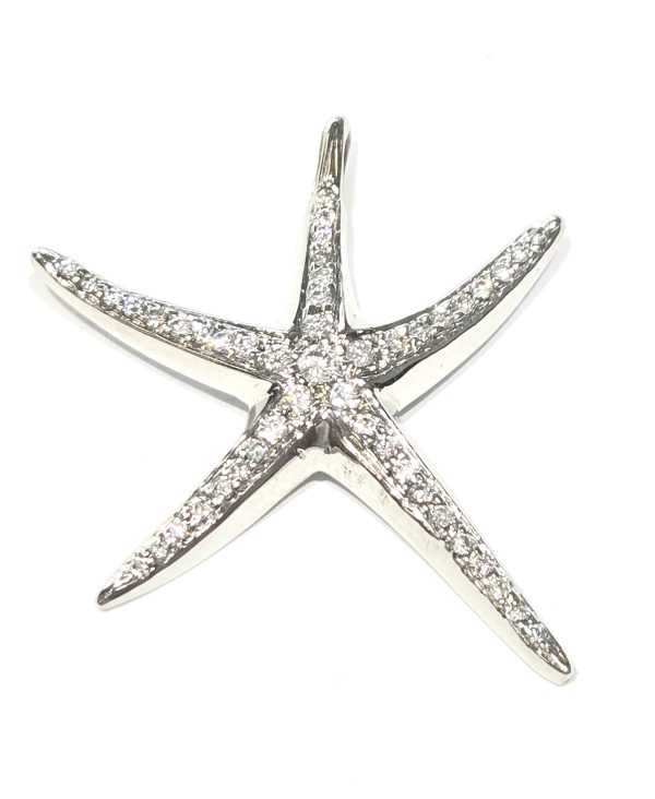 DIAMOND STARFISH PENDANT