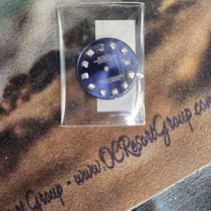 LADIES BLUE SS CUSTOM REFINISHED WITH DIAMOND APPLICATION DIAL