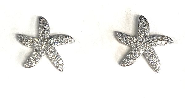GOLD STAR EARRINGS STUDS