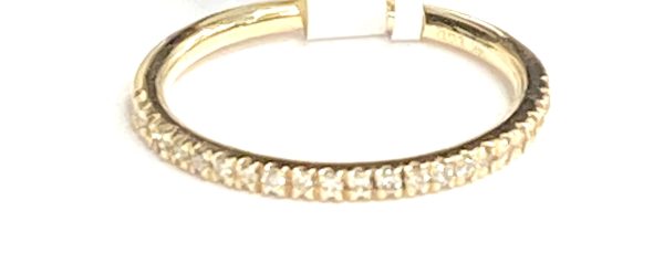 YELLOW GOLD DIAMOND BAND
