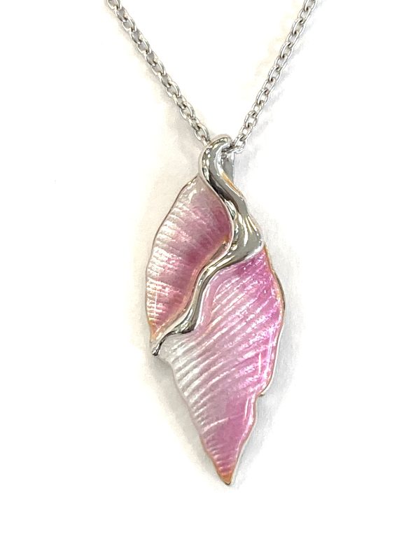 NICOLE BARR PINK ENAMEL CONCH SHELL