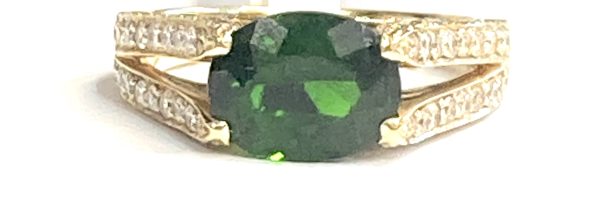 TOURMALINE & DIAMOND RING