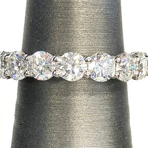 ROUND CUT DIAMOND ETERNITY BAND